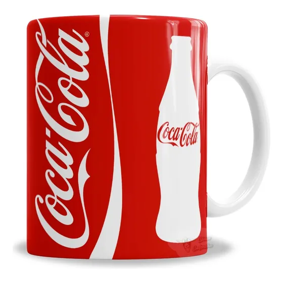 Taza De Cerámica Latita Coca Cola Etiqueta Gaseosa, Con Caja