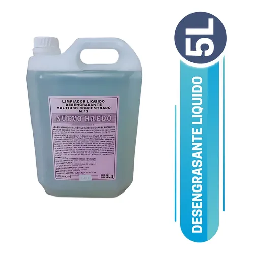 Limpiador Multiuso Desengrasante Certif Anmat Bidon 5 Litros