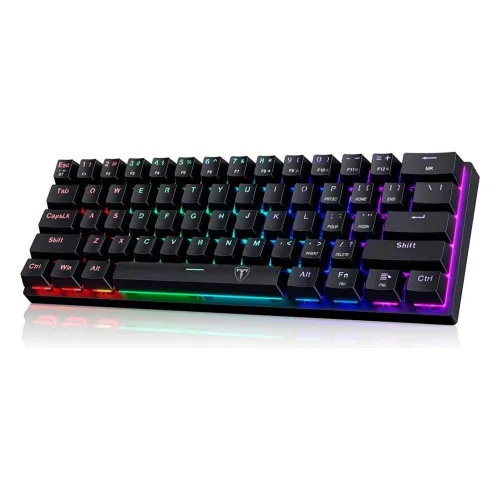 Teclado Gamer Inalambrico 60% Bluetooth Portatil Recargable