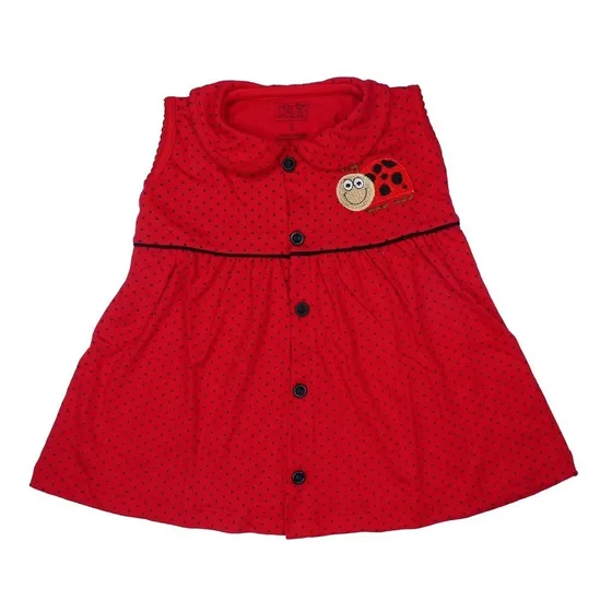 Vestido De Niña 3 Piezas Bebu Rojo