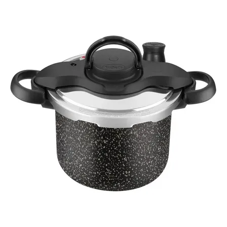 Panela De Pressão Rochedo Clipso Stone Pro 4,5l Preto