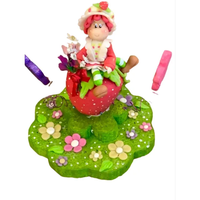Adorno Para Torta Frutillitas (retira En La Paloma Rocha)
