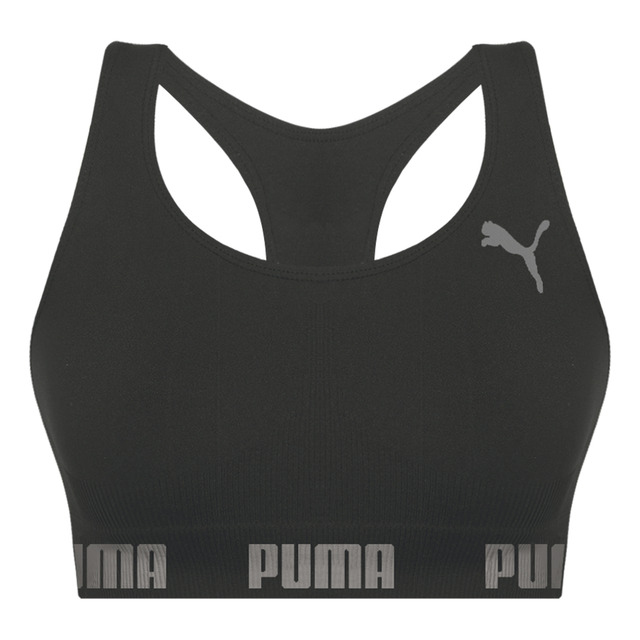 Top Puma Sem Costura Nadador Original Fitness Sustentação Top Puma Sem Costura Nadador Original Fitness Sustentação