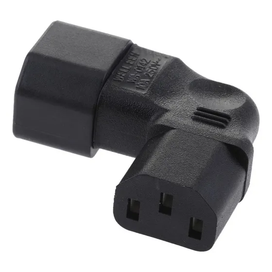 ! Iec320 C14 A Ángulo C13 A