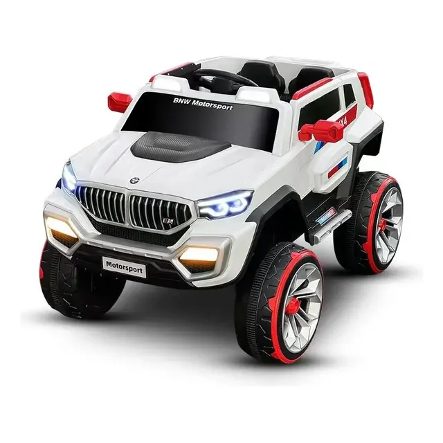Carro A Batería Grande 4x4, Control Remoto, Ruedas De Goma