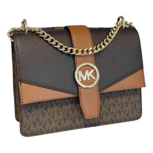 Michael Kors Jet Set Mercer Marrom Escuro Crossbody Acambamento