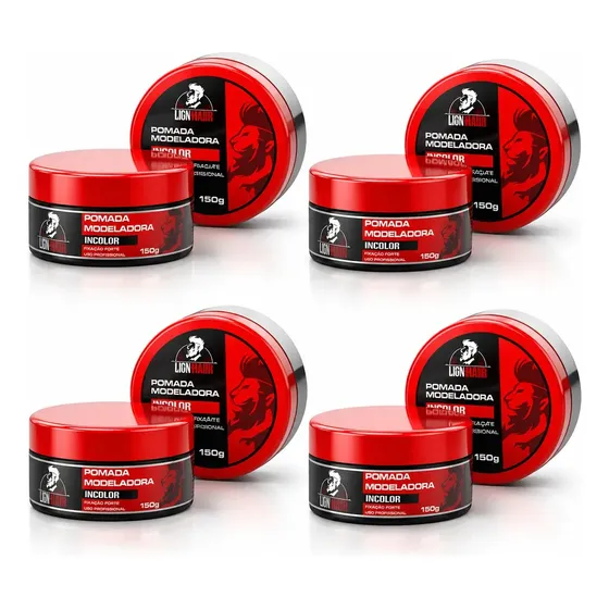 4 CERA MODELADORA CAPILAR FIXAÇÃO FORTE 150g - LGN BARBER