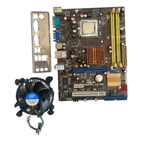 Placa Mãe Asus P5kpl-am Se Core 2 Duo E7500 Ddr2