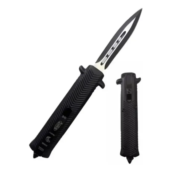 Cuchillo Navaja Retráctil Automática Para Defensa Personal