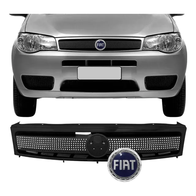 Grade Frontal Fiat Palio/siena/strada 2004 A 2009 + Emblema