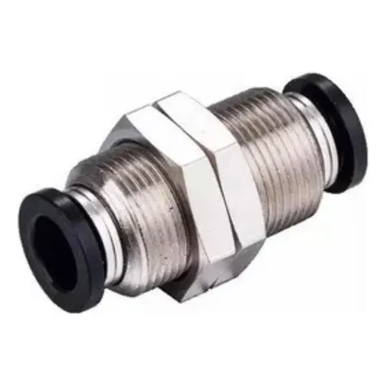 Racor Pasamuro 6mm Marca Vpc Nuevo (paq. 05 Piezas)