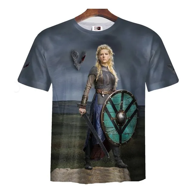 Remera Zt-0085 - Vikings Lagertha