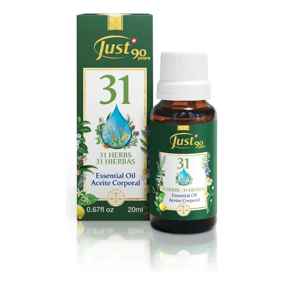 Oleo 31 Alivio De Tensiones Y Dolores De Cabeza 20ml Swiss Just