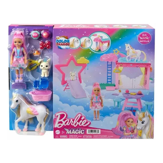 Barbie Touch Of Magic Chelsea E Pégaso Color Change - Mattel