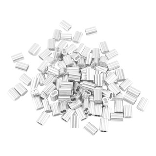 Funda De Aluminio Para Prensar, 100 Unidades, Para Alambre R Funda De Aluminio Para Prensar, 100 Unidades, Para Alambre R
