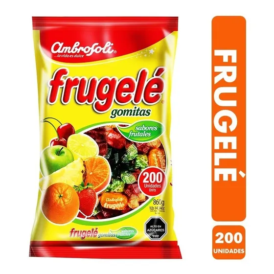 Bolsa Gomita Frugele Ambrosoli (bolsa De 200 Unidades)