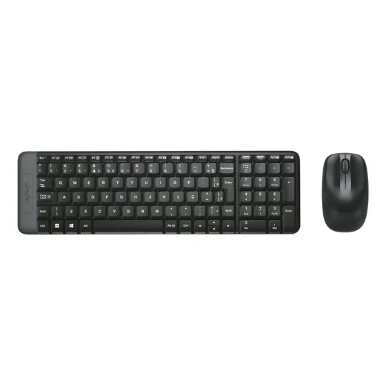 Combo Teclado E Mouse Sem Fio Logitech Mk220