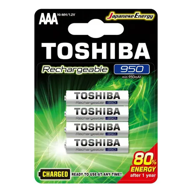 4pilas Recargables Toshiba Aaa 950 Blíster X4
