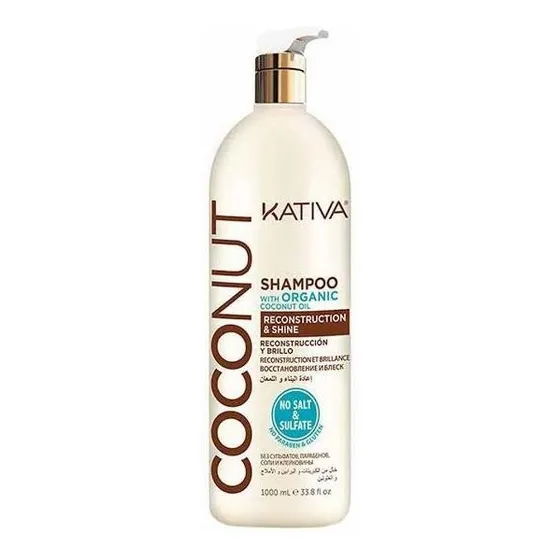 Shampoo Kativa Coconut - Frasco 1 Litro