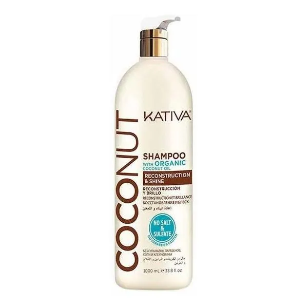Shampoo Kativa Coconut - Frasco 1 Litro