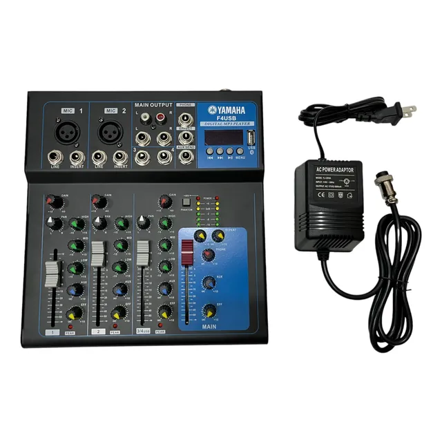 Consola Yamah Bluetooth Power 4 Canales Efectos Audio