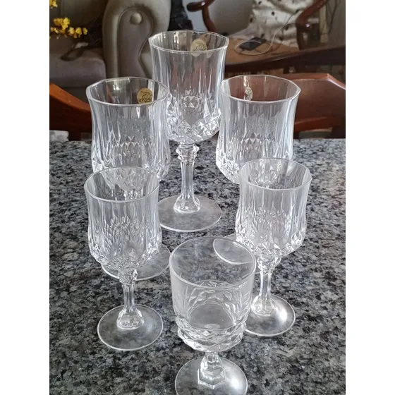 Copas De Cristal  En Perfecto Estado, Nunca Se Han Usado