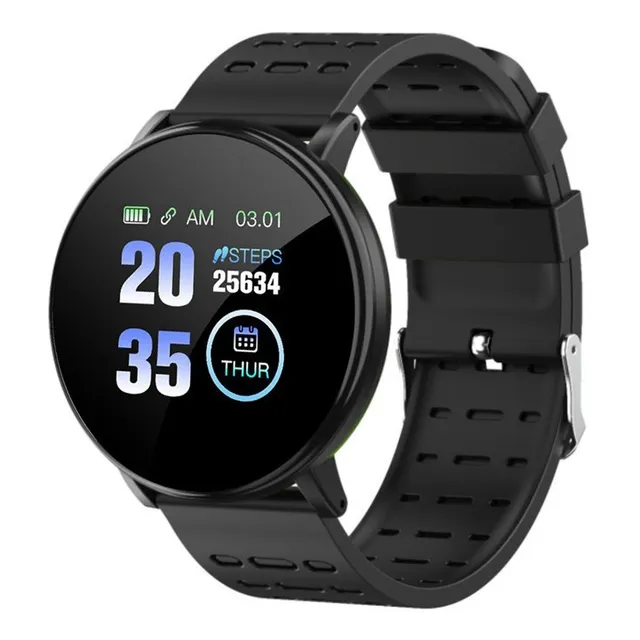 Smartwatch Pulsaciones 119 Plus Podómetro Abs Silicona