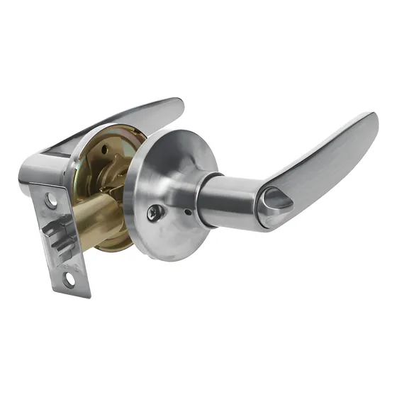 Cerradura para puerta abatible Hermex CEMA-3R acabado cromado
