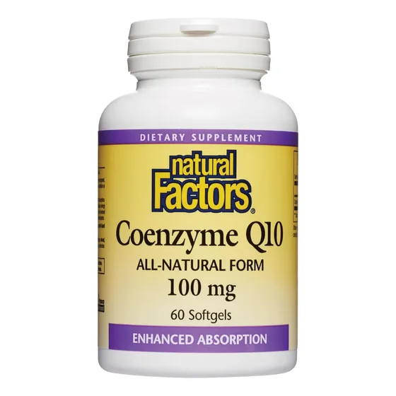 Factores Naturales: Coenzima Q10 100 Mg, Coenzima Q10 Natura