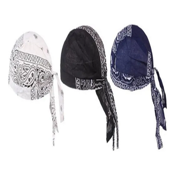 * 3x Gorro Bandana For Hombre Gorro Químico De Algodón Gorro
