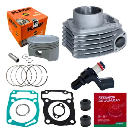 Kit Cilindro 4mm Kmp Para Honda Cg 160 Titan Fan Bros
