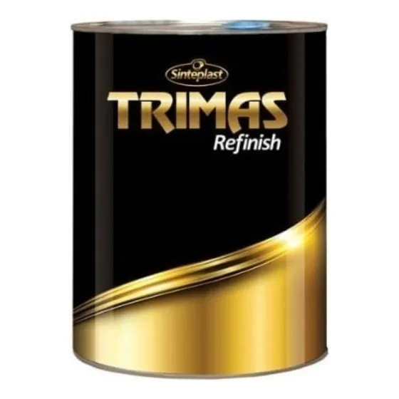 Pintura De Subcarroceria Al Agua Trimas 4 Litros Color Negro