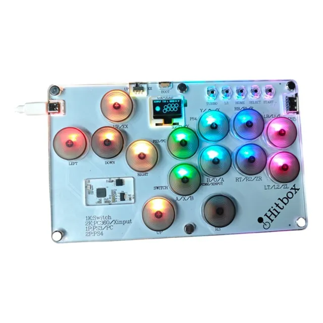 Teclado Tipo Joystick Hitbox Controller Arcade Fight Stick