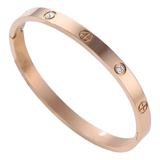 Pulsera Tornillo Con Desarmador (oro Rosa)