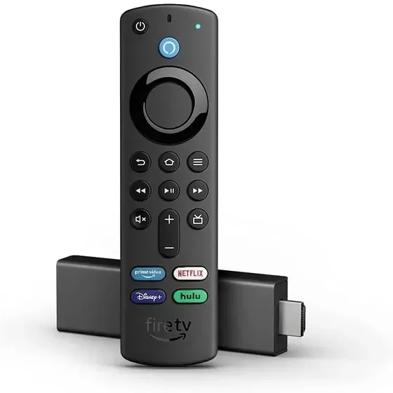 Fire Tv Stick 4k Controle Remoto Por Voz Alexa Amazon Cor Preto Tipo De Controle Remoto De Voz 110v/