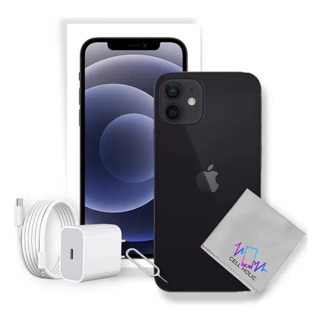 Apple Iphone 12 Mini 64 Gb Negro Con Caja Original Negro (Reacondicionado)