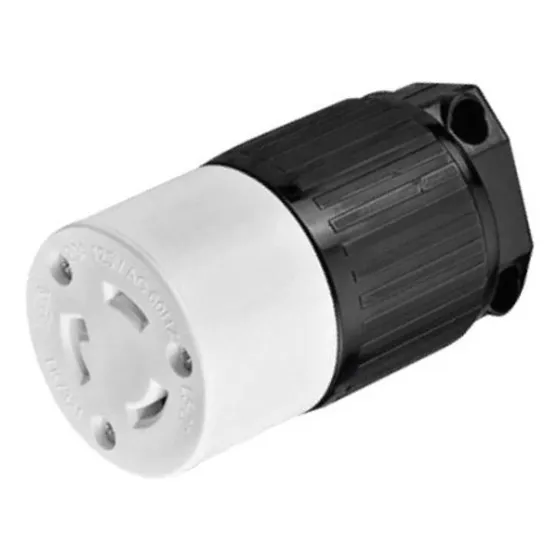 10 Contacto Extension Seguridad Media Vuelta 3p 15a 250v  P