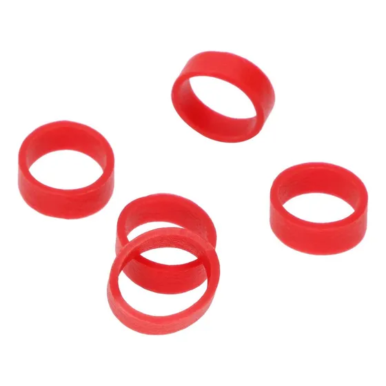 Onlykxy 250 Piezas Cable De Silicona Roja Líneas De Datos De