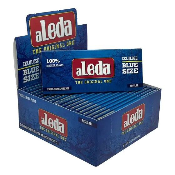 Caixa Celulose Aleda Blue Transparente King Size Extra Large