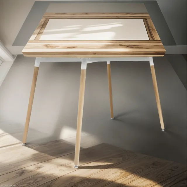 Mesa Luigi Tablero Enchapado Haya 120x80 Cm Möbelart