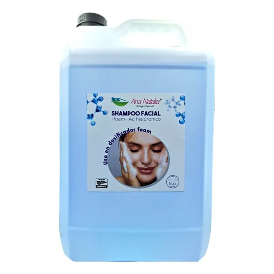 Shampoo Facial Ana Natalia En Espuma C/ac Hialúronico 5 Lts Momento De Aplicación Día/noche Tipo De Piel Mixta