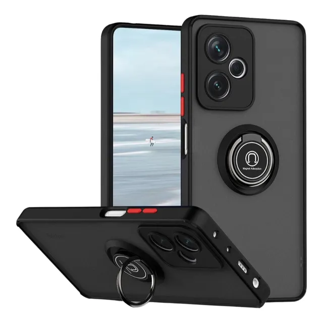 Case Funda Hardness Ring Para Xiaomi Poco F6 / Bumper