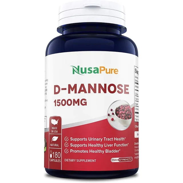 D Mannose 1500mg 180 Caps De Eeuu Salud Sistema Urinario