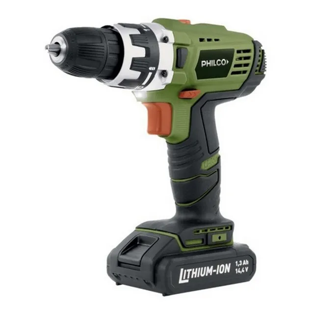 Taladro Atornillador Inalambrico Philco Con Maletin Ti1401p