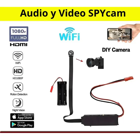 Cámara Espía Portátil Para Vigilancia En Casa