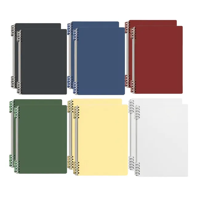 Cuaderno Profesional Libretas Espiral Raya Y Cuadro 12pzs B5