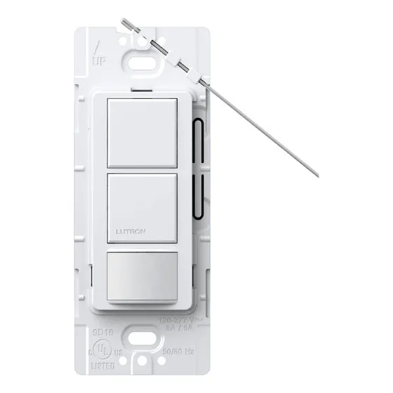 Lutron Maestro Interruptor Sensor D Doble Circuito Msops6ddv Color Blanco