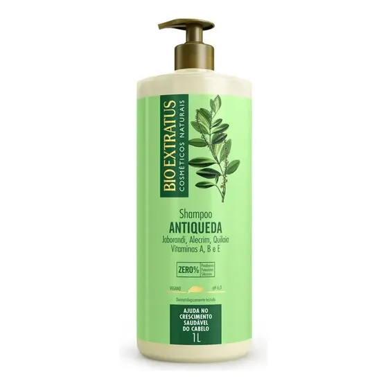 Bioextratus Shampoo Jaborandi Antiqueda 1 Litro Profissional
