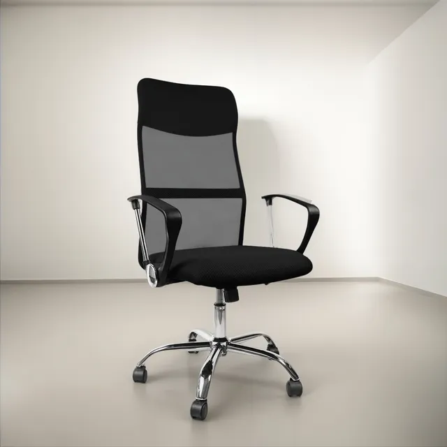 Silla Ergonomica Para Oficina Con Ruedas Y Espaldar Alto