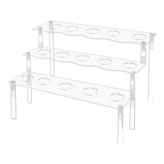 Soporte Acrílico Para Conos De Helado De 15 Agujeros, 3 Capa Soporte Acrílico Para Conos De Helado De 15 Agujeros, 3 Capa